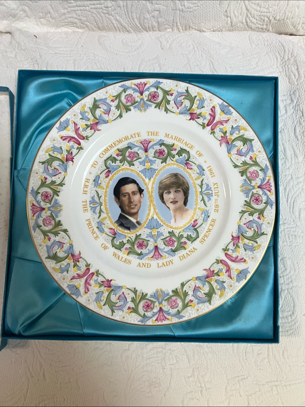 Coalport Royal Wedding Plate 1981